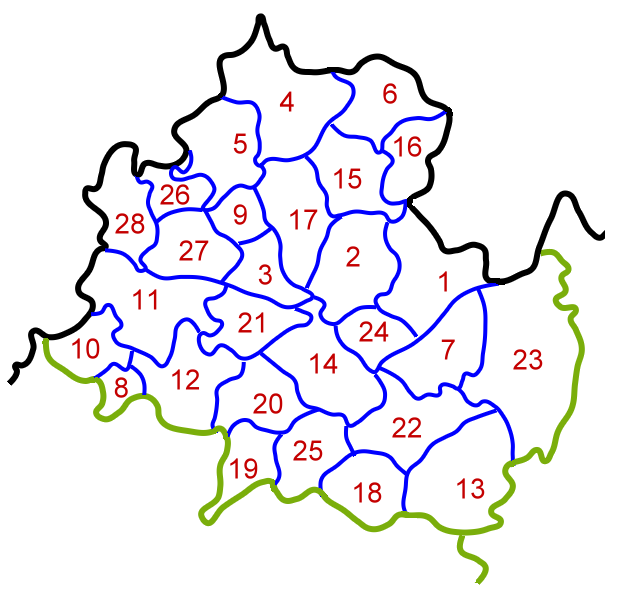 Carte du canton Périgord Nontronnais